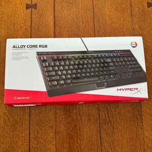 HyperX Alloy Core RGB Wired Gaming Keyboard HX-KB5ME2 tested working
